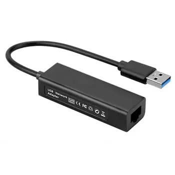 Sıcak 100 Mbps USB 3.0 Ethernet Ağ Kartı nintendo anahtarı / Wii / wii U Lan Bağlantı Adaptörü