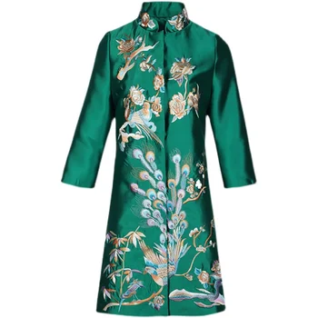 2022 yeni çin tang takım elbise kadın ceket bahar sonbahar retro çin tarzı baskılı hanfu ceket cheongsam çin en a14