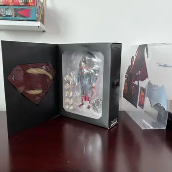 Mezco bir 12 Superman BJD Şekil Adalet Şafak Oyuncak Süper Kahraman Aksiyon Figürü Bebek noel hediyesi Koleksiyon Model Oyuncak