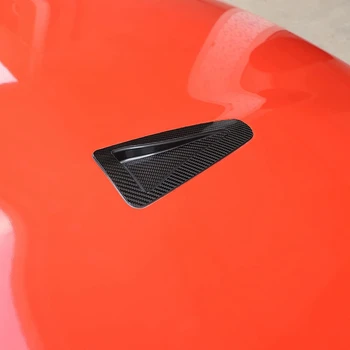 Araba Ön Motor Kaputu havalandırma kapağı Trim Sticker Yumuşak Karbon Fiber Nissan GTR R35 2008-2016 Aksesuarları