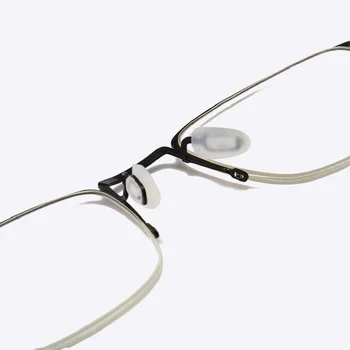 Genişlik-140 B titanyum erkekler vidasız gözlük çerçevesi erkek iş vidasız Sarma menteşe gözlüğü optik miyopi gözlük gözlük