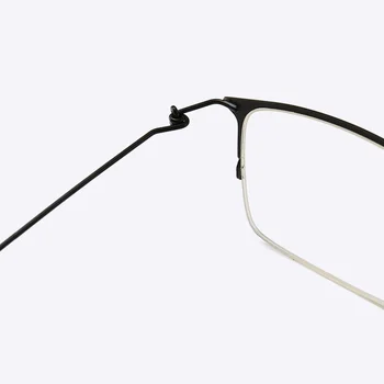 Genişlik-140 B titanyum erkekler vidasız gözlük çerçevesi erkek iş vidasız Sarma menteşe gözlüğü optik miyopi gözlük gözlük 5
