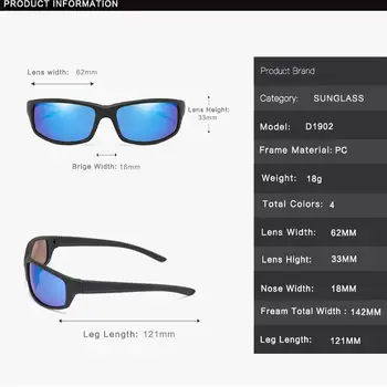 LongKeeper erkek Polarize Güneş Gözlüğü 2020 Yeni Lüks Sürüş Shades Kadın Erkek Vintage Spor güneş gözlüğü Gözlük UV400 Oculos 4