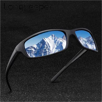 LongKeeper erkek Polarize Güneş Gözlüğü 2020 Yeni Lüks Sürüş Shades Kadın Erkek Vintage Spor güneş gözlüğü Gözlük UV400 Oculos 5