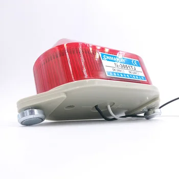 N-3051TJ buzzer ve mıknatıs gösterge ışığı strobe sinyal uyarı lambası küçük LED yanıp sönen ışık ses güvenlik alarmı 12V 24V 220V