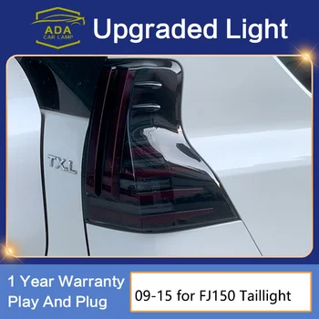 Yeni Stil Araba Toyota Prado İçin FJ150 LC150 Kuyruk Lambası 2010-2020 LED Sis Farları Gündüz Çalışan İşık DRL Tuning
