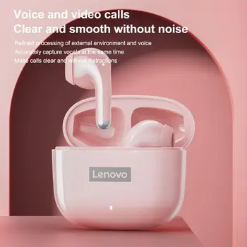 2022 Yeni Orijinal Lenovo LP40 Pro TWS Kulaklık kablosuz bluetooth 5.1 Spor Gürültü Azaltma Kulaklık Dokunmatik Kontrol 250mAh 5