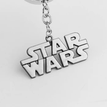Disney Bilimkurgu Film Star Wars Logo Moda Yaratıcı Mektup Anahtarlık Trend Kaya Kolye Anahtarlık Aksesuarları Hayranları İçin Hediye