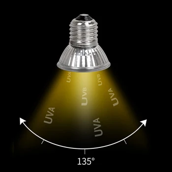 CE Sürüngen Lamba UVA + UVB 3.0 Pet ısı lambası Ampul Kaplumbağa Basking UV ampuller Amfibi Kertenkele Sıcaklık Kontrolü