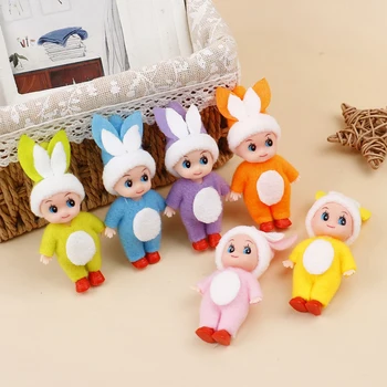 Perakende 1 Parça Noel Paskalya Bebek Elf Bebekler Bebek Elfler Bebekler Oyuncaklar Mini Elf Paskalya Noel Dekorasyon Doll Çocuk Oyuncakları Hediyeler Bebekler