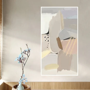 Suluboya Soyut Modern Minimalist Dokulu Tuval Boyama Posterler Baskı Duvar sanat resmi Oturma Odası Ev Dekor ıçin Cuadros