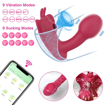 Kablosuz G Spot Yapay Penis APP Bluetooth Vibratör Kadınlar için Uzaktan Kumanda Klitoris Stimülatörü Güçlü Yetişkin Ürünleri Seks Oyuncakları