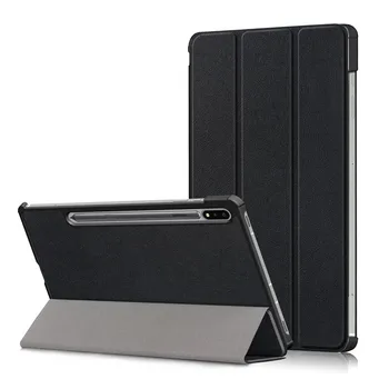 Samsung Galaxy Tab için S7 Durumda 11 inç İnce Hafif Katlanır Deri Standı Tablet Funda galaxy tab S7 kitap kapağı T870 T875