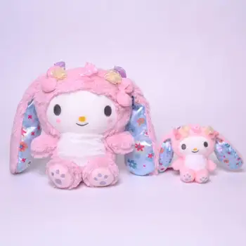 Peluş Kawaii Kuromi Mymelody Cinnamorol Kolye Japon paskalya tavşanı Serisi Anime Karikatür peluş oyuncaklar çocuk doğum günü hediyesi