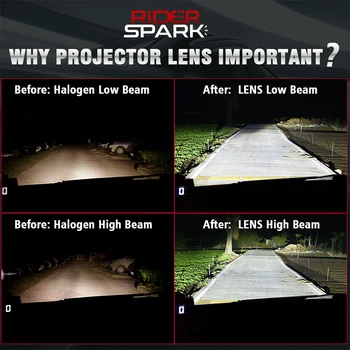 3.0 İnç Projektör Lensler Hella 3R H7 Farlar LED Bi-xenon lamba Lens HID Xenon araba ışıkları aksesuarları güçlendirme DIY