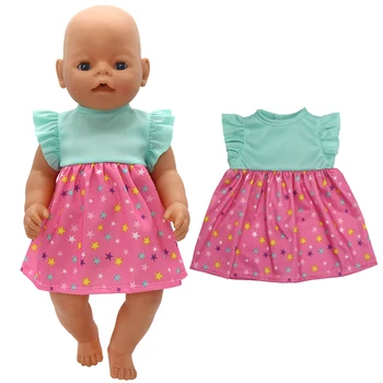 43 cm Bebek oyuncak bebek giysileri Unicorn Tulum Gökkuşağı Renk Dış Giyim Reborn Oyuncaklar Tulum 1