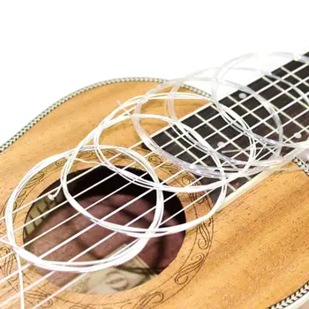 6 Adet / takım Dizeleri Seti Akustik Klasik Gitar Müzik Aletleri Parçaları 1