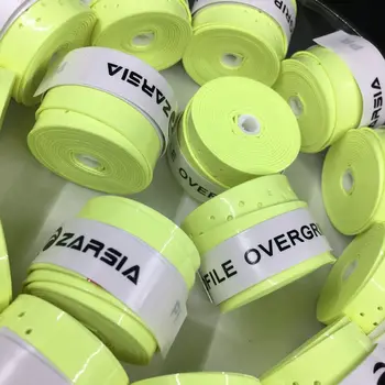 60 adet ZARSIA Neon yeşil tenis raketi kavrama, Viskoz Badminton Sapları, tenis overgrips, tenis ürünleri