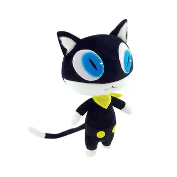 Persona 5 Morgana Cosplay Peluş Bebek Hediye Yastık Yastık Sevimli Oyuncaklar Siyah Kedi Peluş Doldurulmuş Bebek Oyuncak Cosplay Hediye Maskot