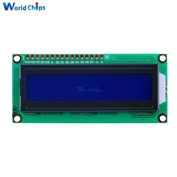 5 Adet / grup LCD1602 1602 LCD Mavi Ekran Karakter LCD Ekran Mavi Blacklight TFT 16X2 LCD Modülü DC 5 V 80mm * 35mm * 11mm