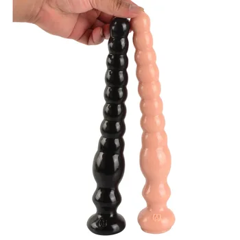 VETIRY Uzun Anal Plug Anüs Arka Bahçesinde Boncuk Anal Topları Vantuz Prostat Masajı Butt Plug Seks Oyuncakları Kadınlar için erkekler 5