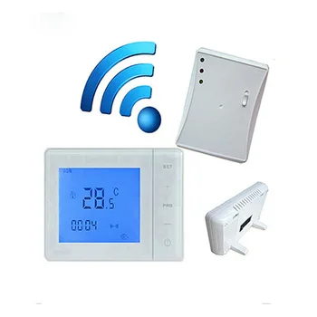 Termostat Kablosuz Termostat RF Kontrol 5A Duvara Monte kazan ısıtma termostatı Dijital LCD 3A Modbus sıcaklık kontrol cihazı