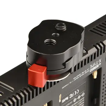 Mini alan monitörü için Hızlı Bırakma Plakası lcd monitör Sihirli Kol led ışık Kamera Kamera Rig