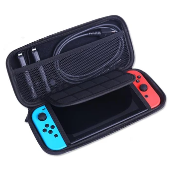 Taşınabilir Nintendo Anahtarı Konsolu Taşıma çanta seti Aksesuarları EVA PU Depolama sert çanta Nintendo anahtarı için oled Seyahat yatak örtüsü seti