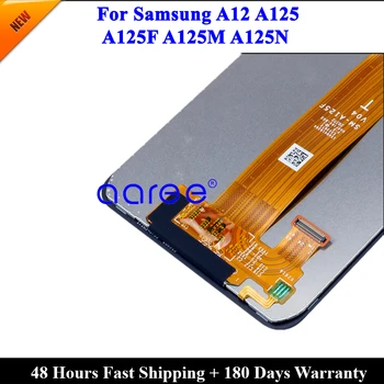 LCD Ekran Orijinal Samsung A12 LCD A125 Samsung LCD A12 A125F LCD Ekran dokunmatik sayısallaştırıcı tertibatı
