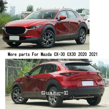 Mazda için CX-30 CX30 2020 2021 Araba Vücut Şekillendirici Ön + arka arka Yan Tampon Köşe Trim Çerçeve Sticker Anti-ovmak Kapak 6 adet