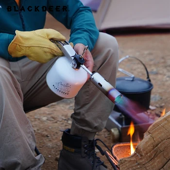 Blackdeer gaz ocağı alev gaz meşale alev tabancası Blowtorch pişirme lehimleme bütan gaz brülör çakmak ısıtma