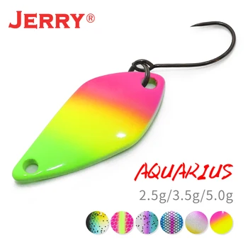 Jerry Kova Alabalık Küçük Mikro Balıkçılık Kaşık Lures 2.5 g 3.5 g 5g Spinner Yem UV Glitter Tatlısu Kış Olta takımı 0