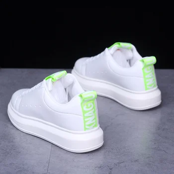 Yeni Moda Unisex En Kaliteli Siyah Beyaz Yeşil Sneakers Nefes Kadın Erkek Kaykay Ayakkabı Boyutu 35-44 2