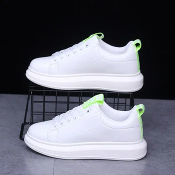 Yeni Moda Unisex En Kaliteli Siyah Beyaz Yeşil Sneakers Nefes Kadın Erkek Kaykay Ayakkabı Boyutu 35-44 5