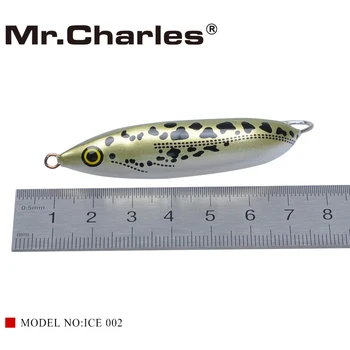 Mr. charles MR01 72mm/65mm 13g / 9.5 g Batan Buz Kalem balık yemi Yapay Boyama Buz Balıkçılık Kalem Cazibesi Sert B 1