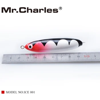Mr. charles MR01 72mm/65mm 13g / 9.5 g Batan Buz Kalem balık yemi Yapay Boyama Buz Balıkçılık Kalem Cazibesi Sert B 2
