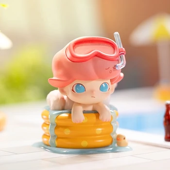 Popmart Dimoo Pet Tatil Serisi Kör Kutu Oyuncaklar Anime Figürü Gizem Kutusu Kawaii Dekorasyon Sevimli Modeli Kızlar için doğum günü hediyesi