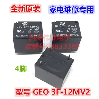 GEO 3F-12MV2 12VDC 4PIN 10A/250VAC