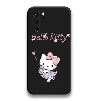 Huawei P20 P30 P40 lite E Hello Kitty Telefon kılıfı Pro Dostum 40 30 20 Pro P Akıllı 2020