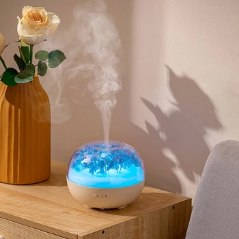 180 ml aromalı uçucu yağ difüzör sessiz aromaterapi hava nemlendirici serin Mist Maker ile ev ofis için renkli gece ışıkları