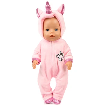 Sıcak Tulum Tulumlar + Ayakkabı Fit 17 inç 43cm oyuncak bebek giysileri Doğan Bebek Tulum Takım Elbise Bebek Doğum Günü Festivali Hediye