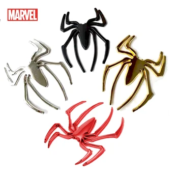 Marvel 3D Örümcek Adam Araba Çıkartmaları Metal Aksesuarları Dekorasyon Rozeti Amblemi Çıkartmalar Oyuncaklar Erkek Kadın doğum günü hediyesi 2