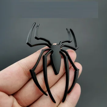 Marvel 3D Örümcek Adam Araba Çıkartmaları Metal Aksesuarları Dekorasyon Rozeti Amblemi Çıkartmalar Oyuncaklar Erkek Kadın doğum günü hediyesi 5