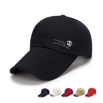 Spor Kap Erkek Şapka Balık Açık Moda Hattı beyzbol şapkası Uzun Vizör Ağız Gölge Snapback güneş şapkası İşlemeli Kanvas Şapka 1