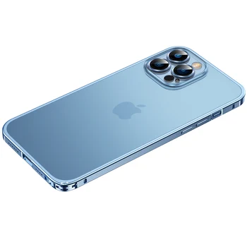 Kartal Gözler Kamera Luban Toka Alüminyum Çerçeve Mat Kapak Kılıf iPhone 14 13 12 Pro Max
