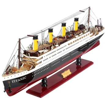 Luckk sıcak satış 3D ahşap monte yelkenli Titanic Modeli dekorasyon Modeli gemi simülasyon ışıkları Cruise gemi modeli dekorasyon 4
