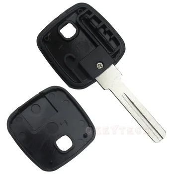 OkeyTech Siyah Hiçbir Düğme Araba Bıçak Araba Anahtarı Kabuk İçin Kabuk Değiştirin VOLVO S40 V40 850 960 C70 S70 XC70 XC60 V7 D30 Anahtar Kutu