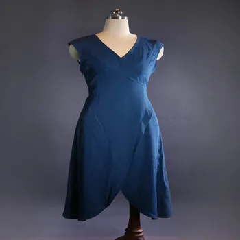 Oyun Cosplay Kostümleri Seksi Mavi Elbise Pelerin Kap Cadılar Bayramı Partisi Kadınlar Kızlar için