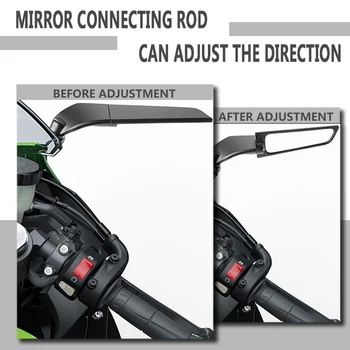 Modifiye Motosiklet 2 ADET Dikiz Aynaları Rüzgar Kanat Ayarlanabilir Döner Yan Aynalar DUCATİ PANİGALE V2 V4 V4S 899 959 1199 4