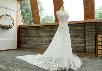 3D Tüy Payetli Dantel Kumaş İşlemeli düğün elbisesi Perde Dikiş Aksesuarları RS2457